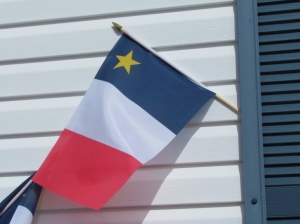 The Acadian flag