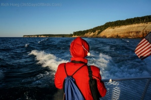 Molly on Pictured Rocks cruise